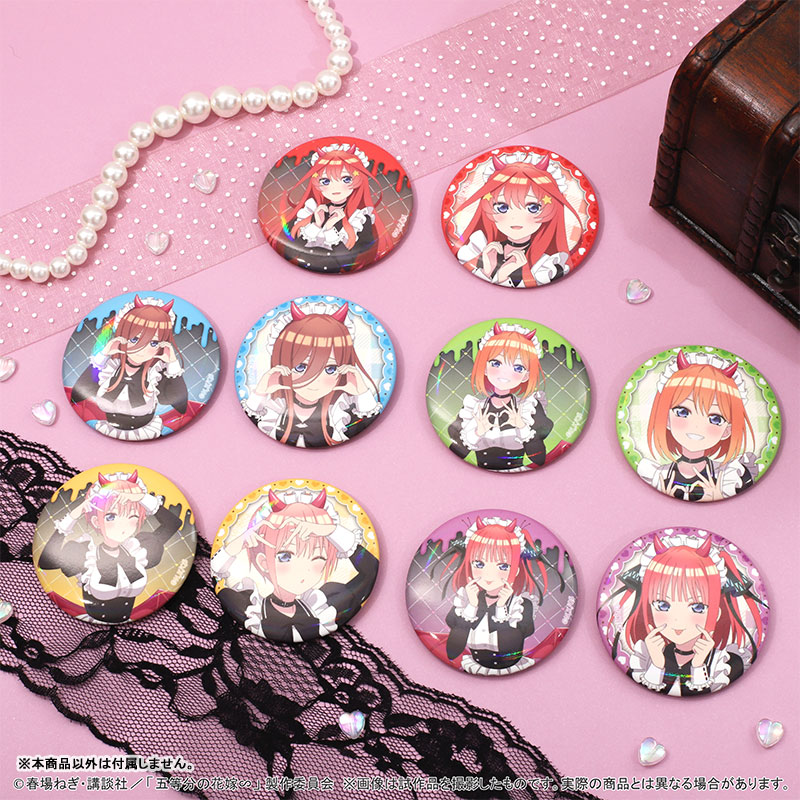 AmiAmi [Character & Hobby Shop] | The Quintessential Quintuplets Specials  Chara Badge Collection (Little Devil Maid) 10Pack BOX(Released)