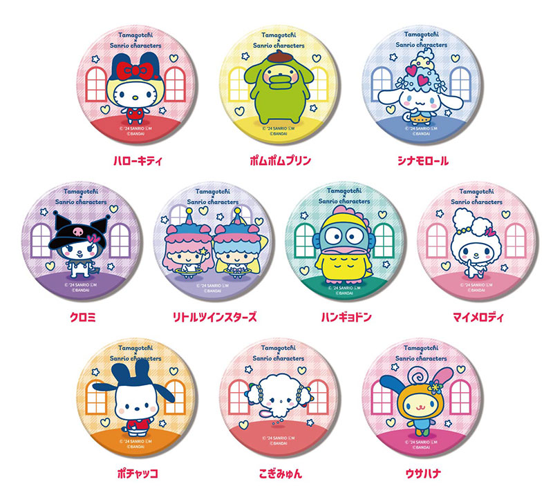 AmiAmi [Character & Hobby Shop] | CAN Badge Tamagotchi x Sanrio