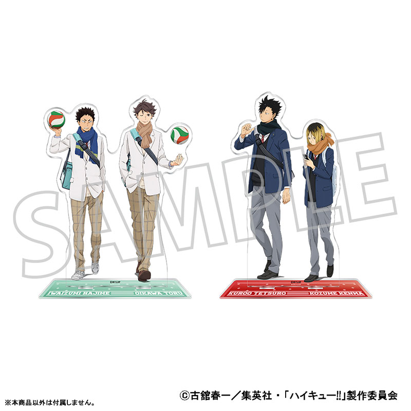 Haikyu 10th Chronicle shops Anniversary Acrylic Stand Hajime Iwaizumi and Toru Oikawa