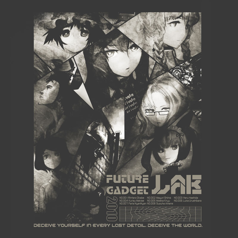 シュタインズ・ゲート 限定 ビジュアル Tシャツ XLサイズ シュタインズ・ゲート ビジュアル Tシャツ [STEINS;GATE