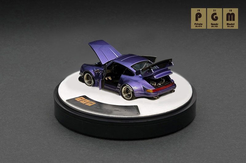 PGM 1/64 Porsche RWB 911 930 Violet Purple Luxury Version