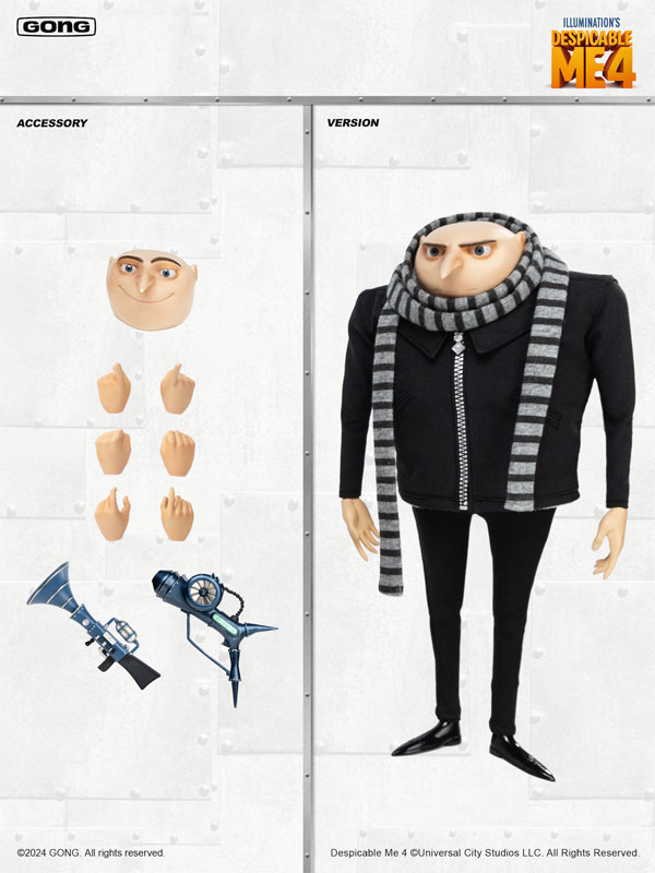 AmiAmi [Character & Hobby Shop] | Despicable Me 4 Gru 1/8 Action