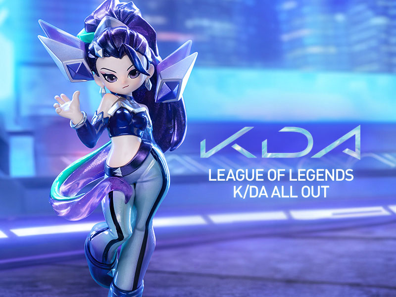POPMART K/DA League of Legends フィギュア POP NOW:League of Legends K/DA ALL OUT Series Figures - POP