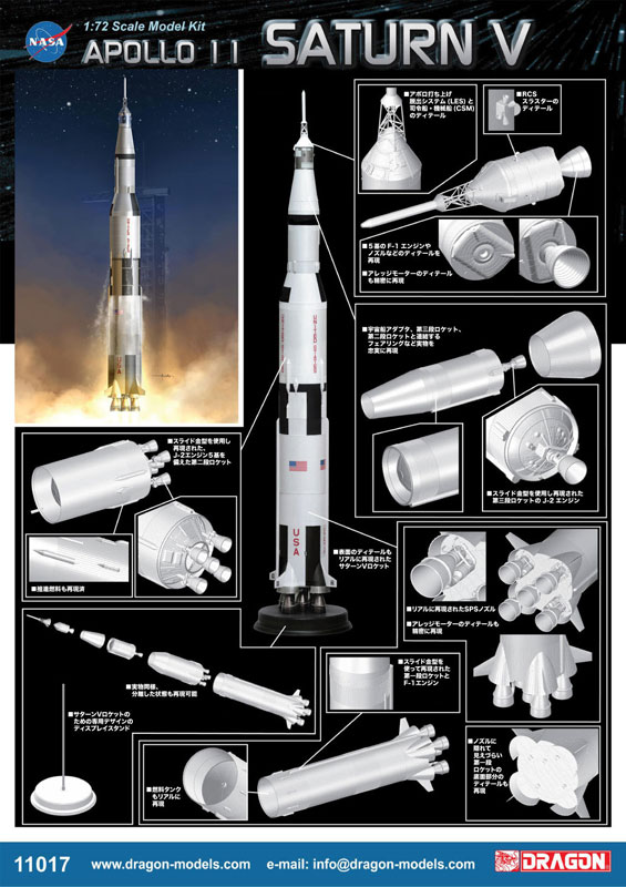 Amazon.com: TAMASHII NATIONS Bandai Apollo 11 and Saturn V