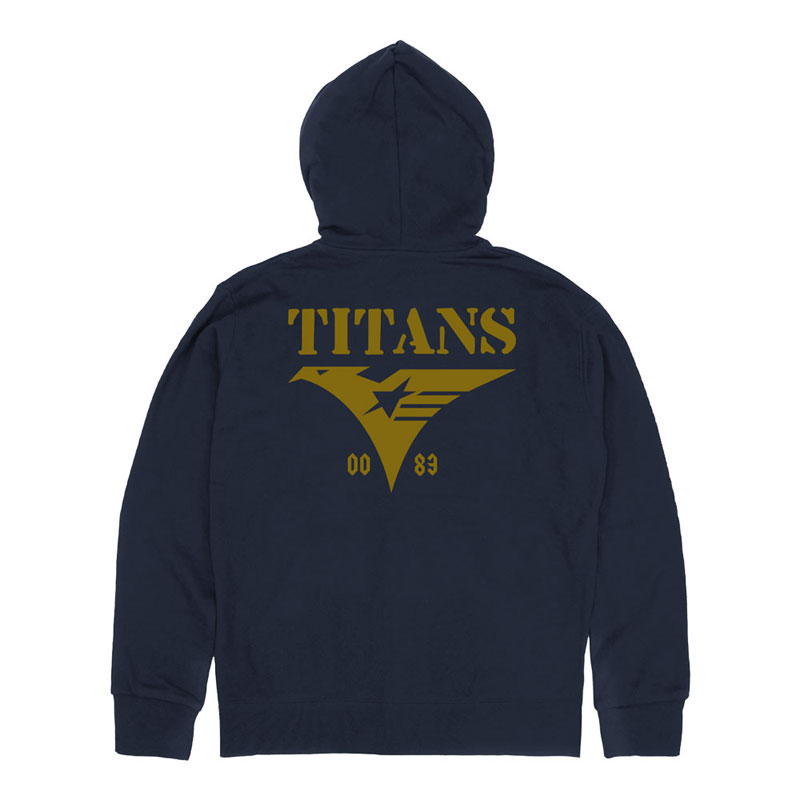 ZETA DIVISION OG LOGO HOODIE BLACK XL（BRUSH STROKE A.W.P LS TEE 