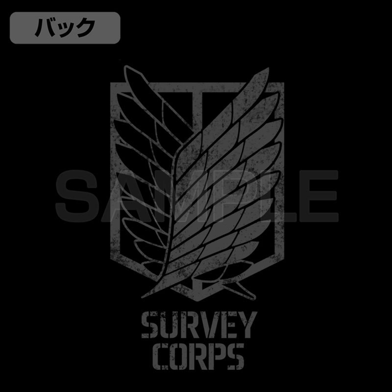 COSPA Attack on Titan Survey Corps T/C Coach Jacket /BLACK-L รูปภาพ 5