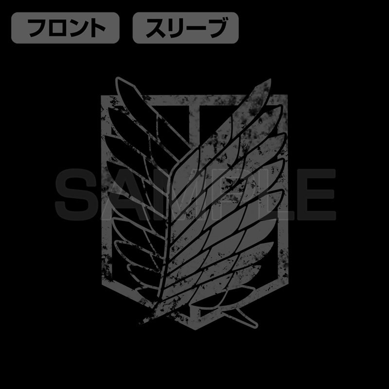 COSPA Attack on Titan Survey Corps T/C Coach Jacket /BLACK-L รูปภาพ 6