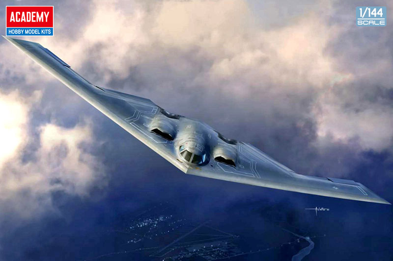 1/144スケールB2スピリット爆撃機 アメリカ空軍のステルス戦略爆撃機B-2A スピリットが1/144