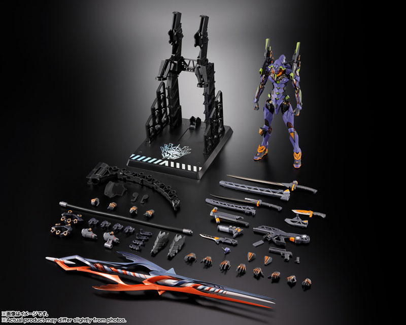 30MS フライングダガー＆ラウンドノヴァI 塗装完成品 AmiAmi [Character & Hobby Shop] | METAL BUILD Evangelion EVA