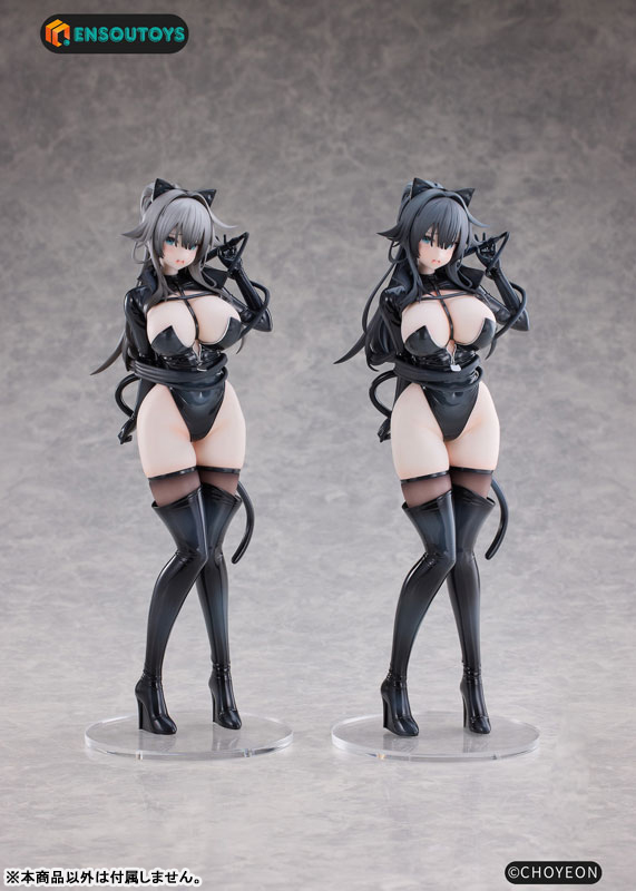 yotakochan様確認用⑪　女の子と猫 AmiAmi [Character & Hobby Shop] | [Bonus] Cat Woman Happy-chan 1/6