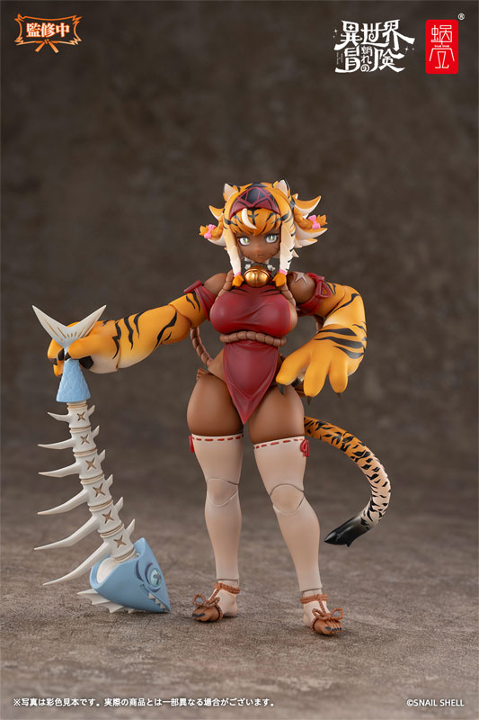 RPG-04 タイガーガール ガル 1/12 完成品アクションフィギュア　蝸之殼 AmiAmi [Character & Hobby Shop] | [Bonus] RPG-04 Tiger Girl Gal 1