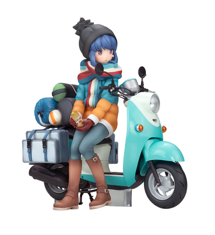 Shima Rin with Scooter 1/10スケール AmiAmi [Character & Hobby Shop] | Yuru Camp Rin Shima with