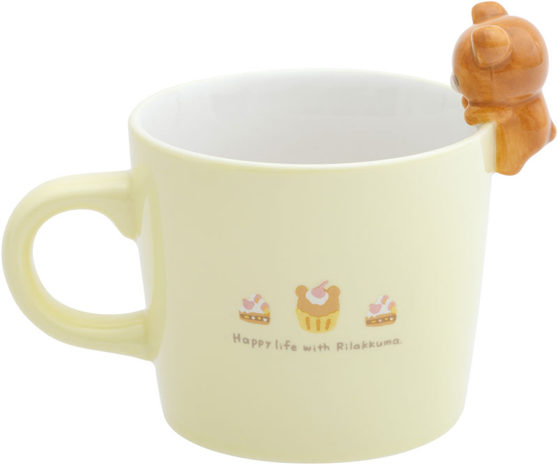 AmiAmi [Character & Hobby Shop] | TK23801 Rilakkuma Mug w/Mascot