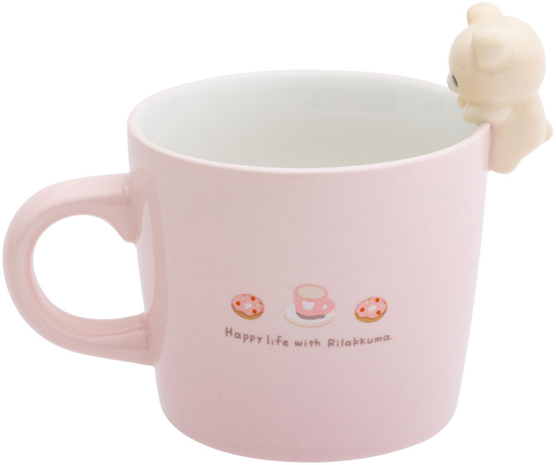 AmiAmi [Character & Hobby Shop] | TK23802 Rilakkuma Mug w/Mascot