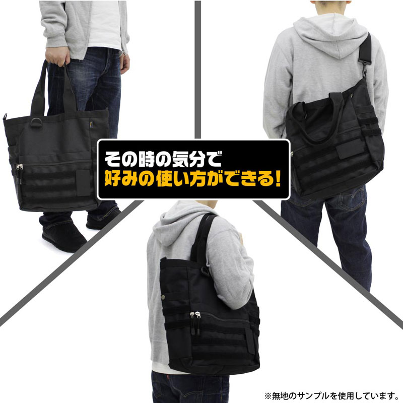 COSPA Sentou Yosei Yukikaze Boomerang SQ Functional Tote Bag /BLACK รูปภาพ 3