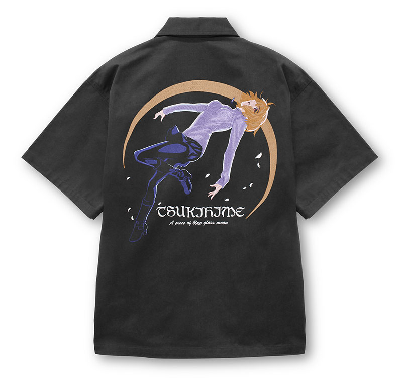 COSPA Tsukihime -A piece of blue glass moon- Arcueid Brunestud Embroidery Work Shirt /GRAY-XXL image 2