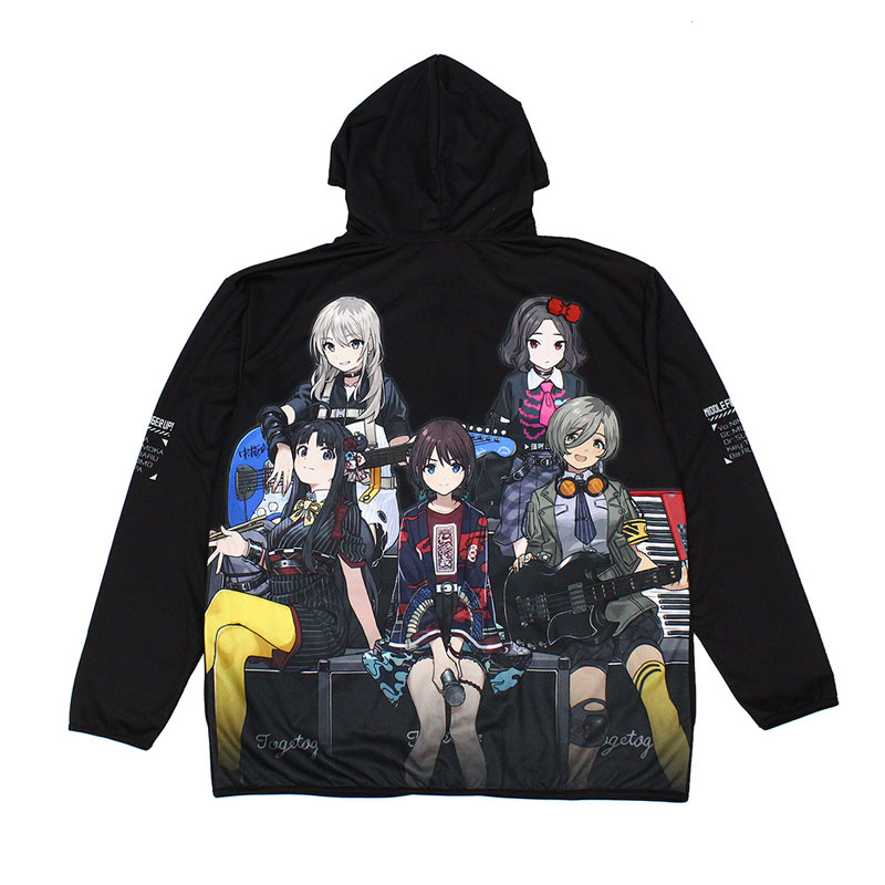 COSPA Girls Band Cry New Illustration Togenashi Togeari Full Graphic Dry Hoodie Artist Photo Ver./XL รูปภาพ 4