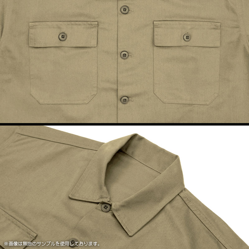 COSPA Anime "BOCCHI THE ROCK!" Hitori Gotoh Embroidery Work Shirt Playing the guitar Ver. 2025MODEL/SAND KHAKI-L รูปภาพ 5