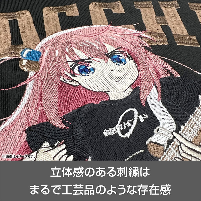COSPA Anime "BOCCHI THE ROCK!" Hitori Gotoh Embroidery Work Shirt Playing the guitar Ver. 2025MODEL/SAND KHAKI-L รูปภาพ 9