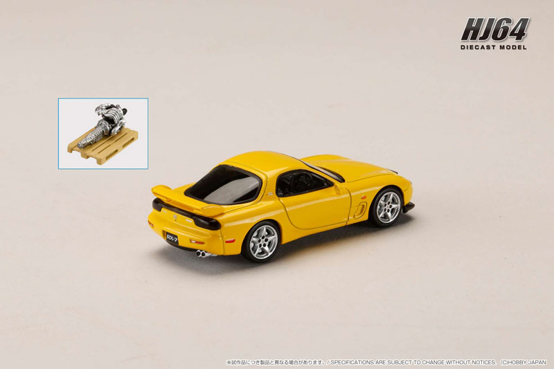 AmiAmi [Character & Hobby Shop] | 1/64 Mazda RX-7 (FD3S) TYPE R