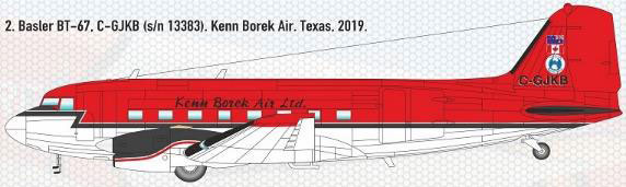 Maquette Avion BASLER BT-67 (DC-3) - A&A Plastic Kit échelle 1/72, Neuf