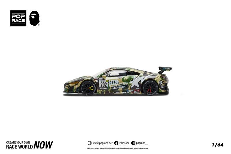 AmiAmi [Character & Hobby Shop] | 1/64 HONDA NSX GT3 EVO22
