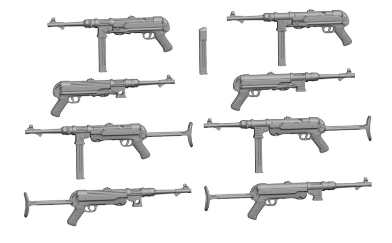 AmiAmi [Character & Hobby Shop] | 1/35 MP38 / MP40 Set(Released)