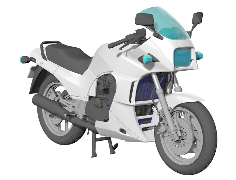 AmiAmi [Character & Hobby Shop] | 1/12 Kawasaki GPZ900R (A1