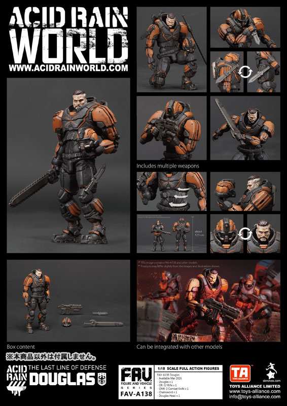 AmiAmi [Character & Hobby Shop] | Acid Rain 1/18 Scale FAV-A138