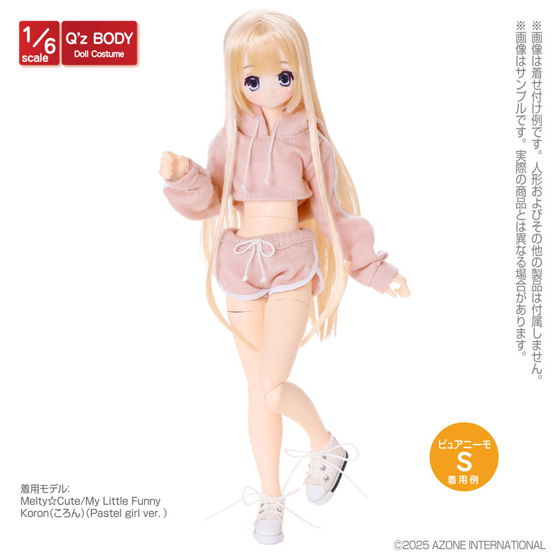 AmiAmi [Character & Hobby Shop] | 1/6 Q'z Sporty Hoodie set Pink