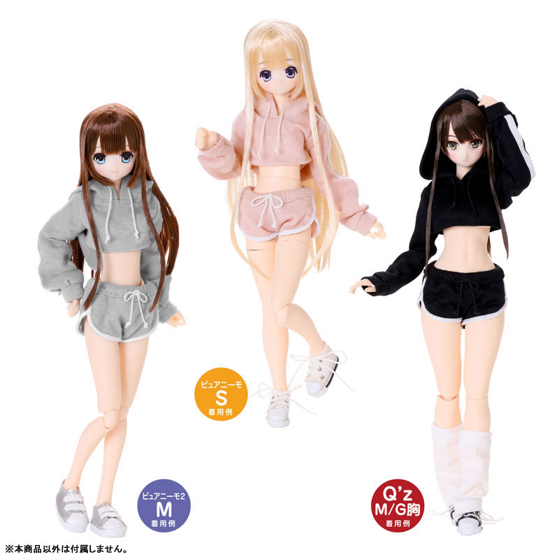 AmiAmi [Character & Hobby Shop] | 1/6 Q'z Sporty Hoodie set Black