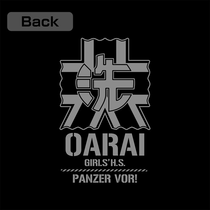 COSPA Girls und Panzer das Finale Oarai Girls High School Zip Hoodie Ver.3.0 /BLACK-M รูปภาพ 5