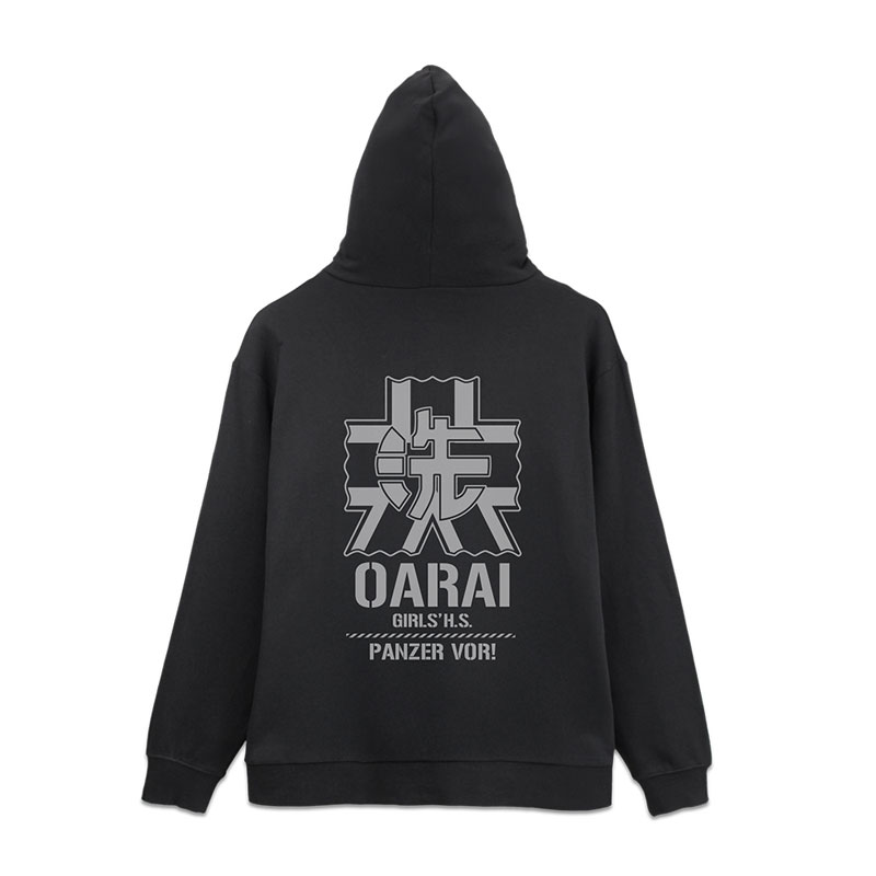 COSPA 걸즈 앤 판처 das Finale 오아라이 여학원 집업 후디 Ver.3.0 /BLACK-XXL 이미지 3