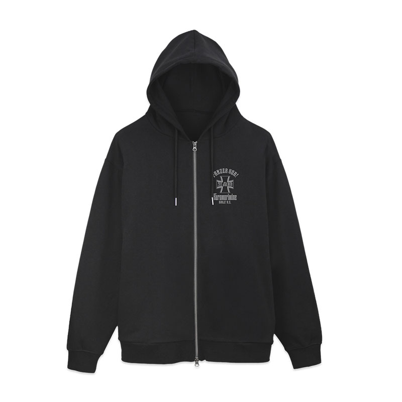 COSPA Girls und Panzer das Finale Kuromorimine Girls High School Zip Hoodie Ver.3.0 /BLACK-L รูปภาพ 4