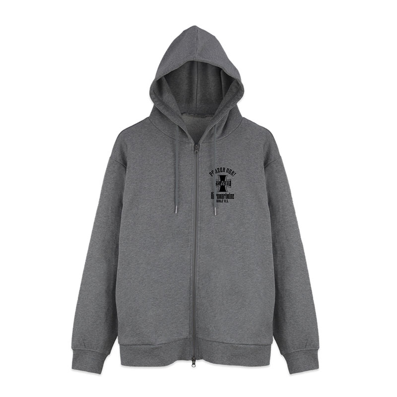 COSPA Girls und Panzer das Finale Kuromorimine Girls High School Zip Hoodie Ver.3.0 /MIX GRAY-M image 4
