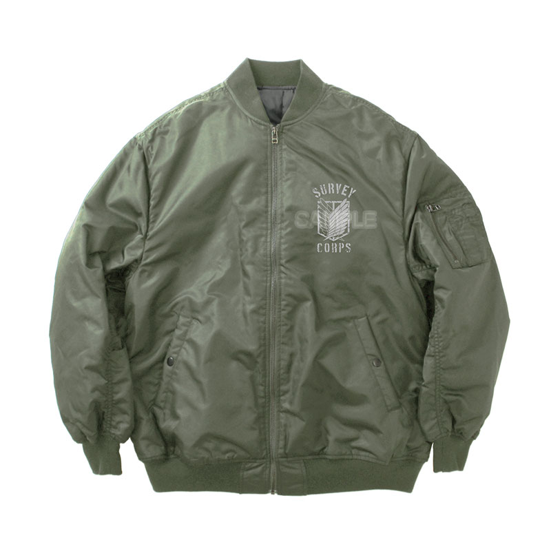 COSPA Attack on Titan Survey Corps MA-1 Jacket Ver.2.0 /MOSS-M Bild 3
