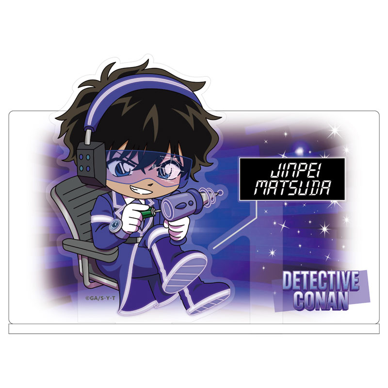 Detective Conan Matsuda Jinpei acrylic stand with background - Zero-G Act