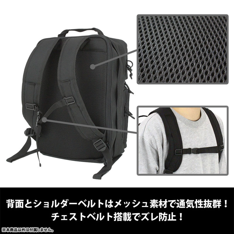 COSPA Blue Archive Foreclosure Task Force Functional Backpack /BLACK รูปภาพ 4