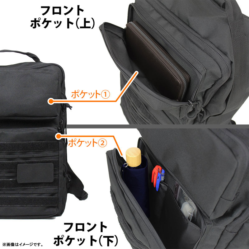 COSPA Blue Archive Foreclosure Task Force Functional Backpack /BLACK รูปภาพ 6