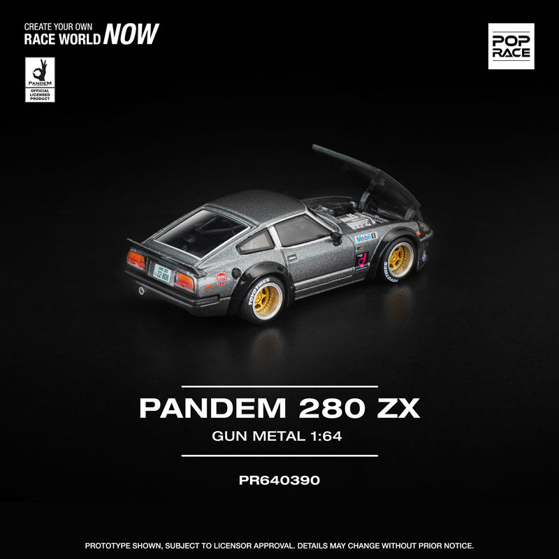 メダル2種類 AmiAmi [Character & Hobby Shop] | 1/64 PANDEM 280ZX Gunmetal