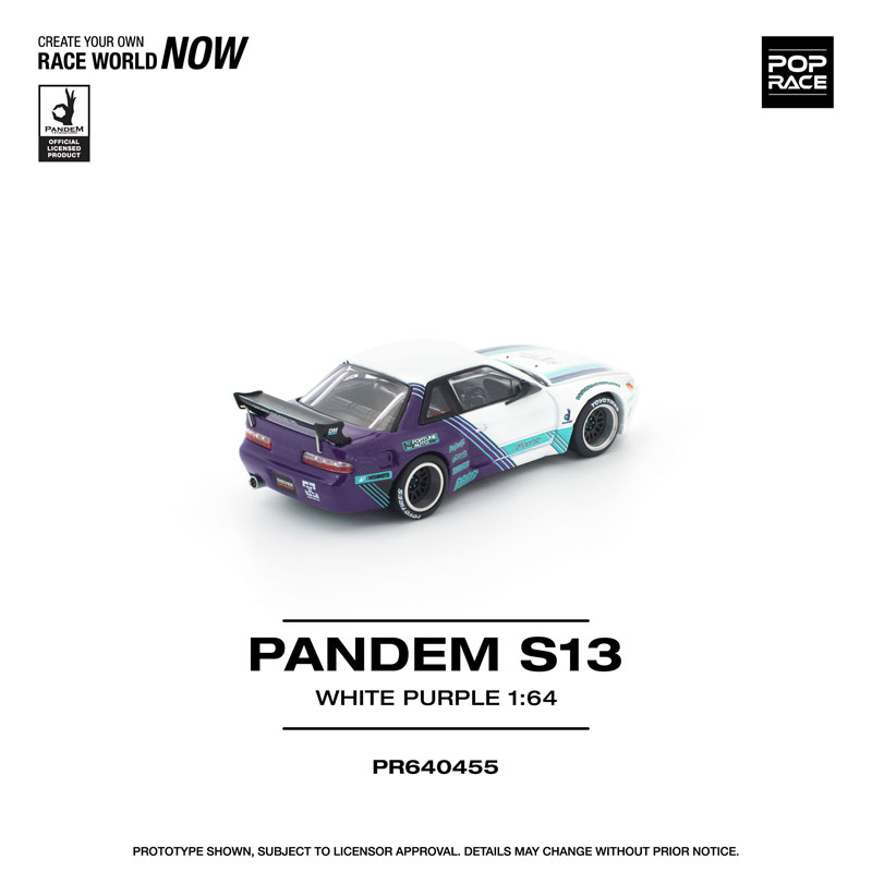 AmiAmi [Character & Hobby Shop] | 1/64 PANDEM S13 WHITE PURPLE(Pre