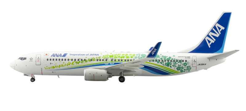 ANA 1/200 NH20236 B737-800 IOJタグ入り 全日空商事 1/200 (ダイキャスト製) 737-800 JA90AN ダイキャスト完成