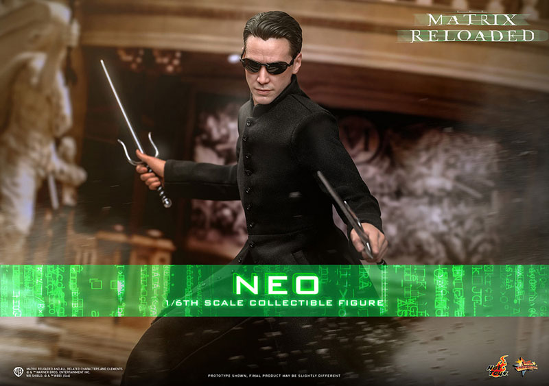 Movie Masterpiece “The Matrix Reloaded” 1/6 Scale Figure Neo (Hot Toys)