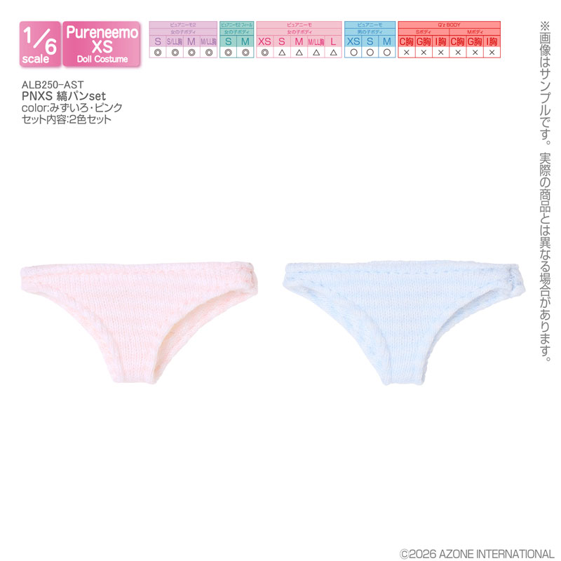 AmiAmi [Character & Hobby Shop] | 1/6 Scale PNXS Striped Panties
