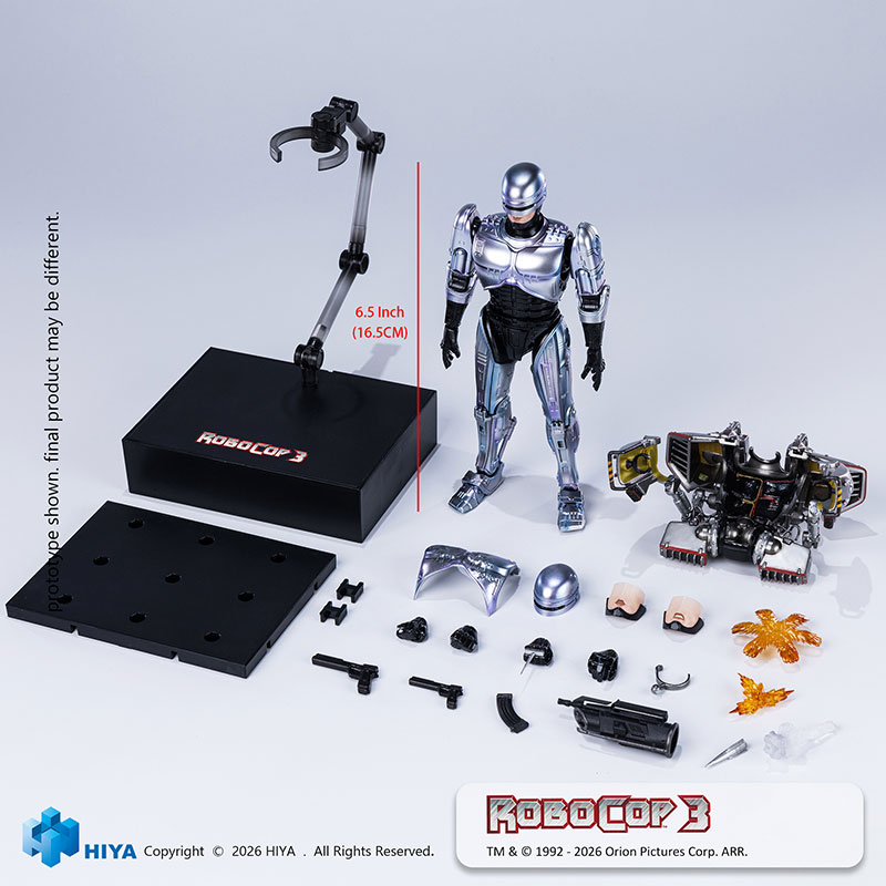 AmiAmi [Character & Hobby Shop] | RoboCop 3 1/12 Action Figure