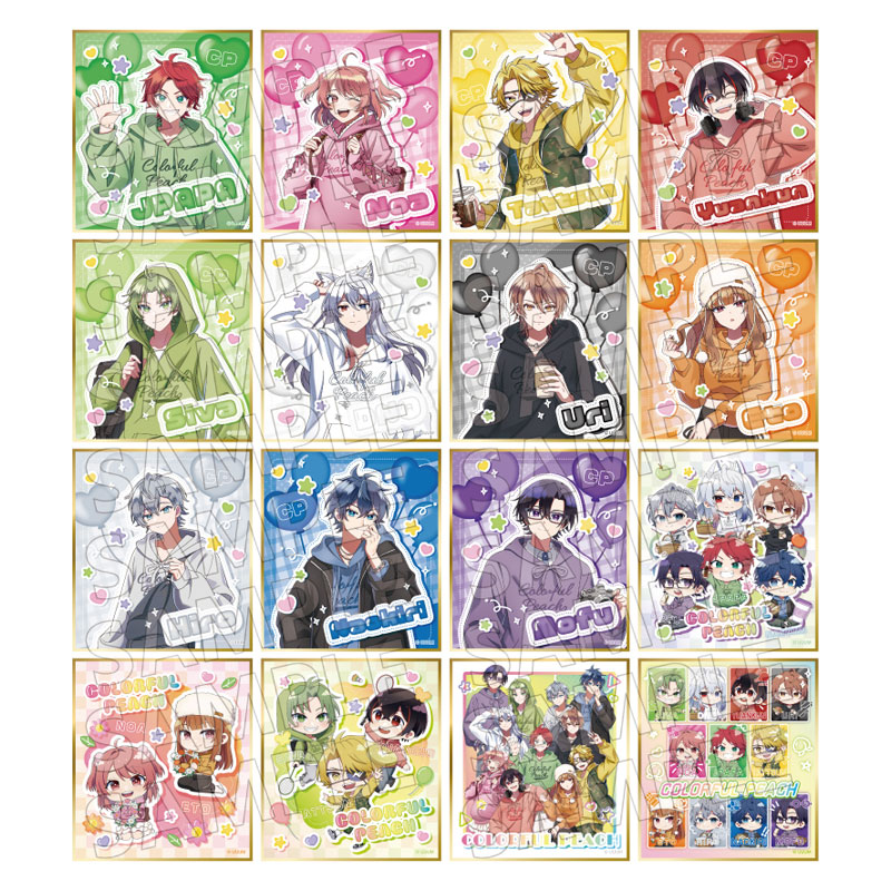 キャラクターグッズセット Colorful Peach AmiAmi [Character & Hobby Shop] | Colorful Peach Shikishi