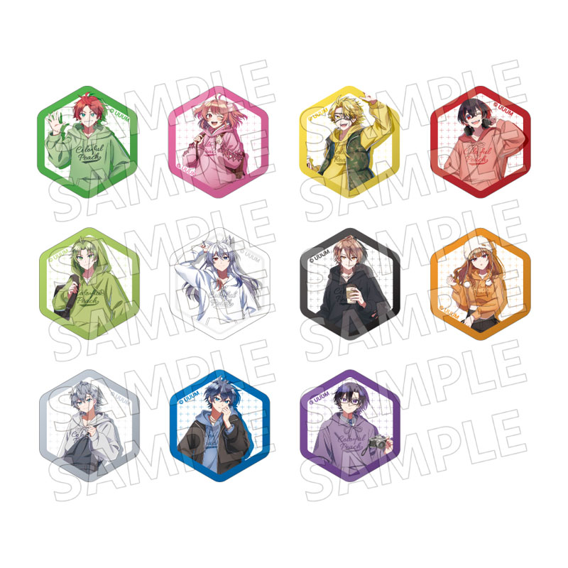 AmiAmi [Character & Hobby Shop] | Colorful Peach Flake Sticker