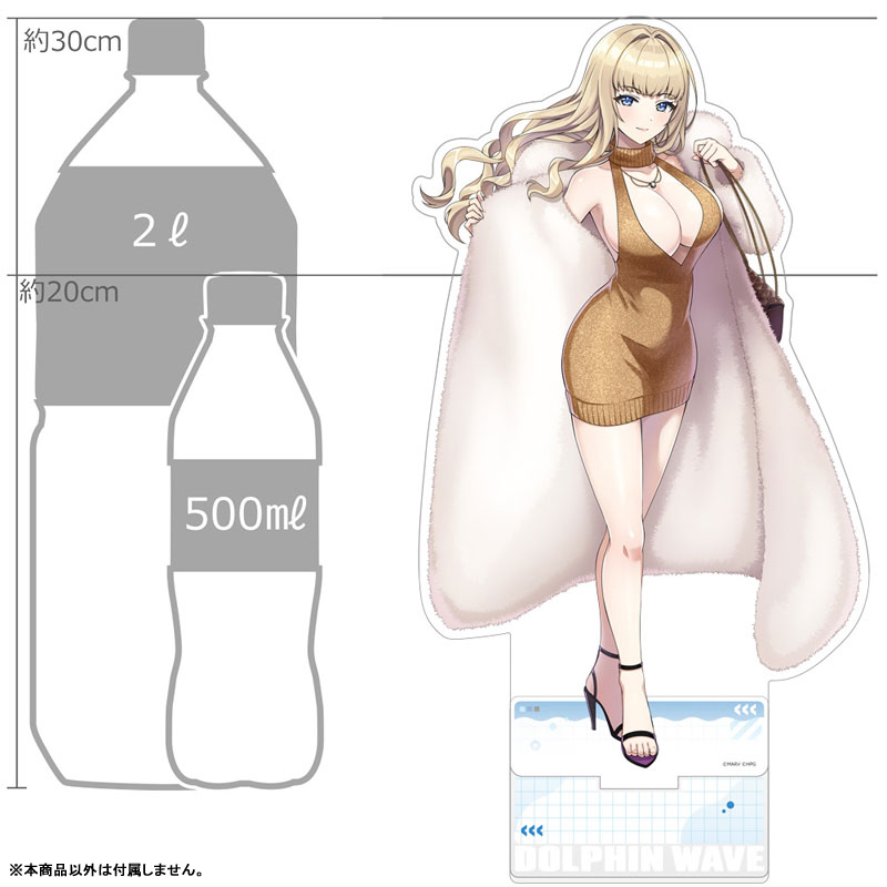 AmiAmi [Character & Hobby Shop] | Dolphin Wave Jumbo Acrylic Stand