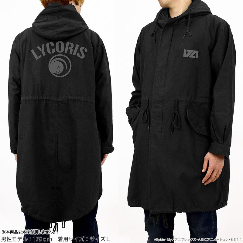 COSPA Lycoris Recoil Lycoris M-51 Jacket /BLACK-L รูปภาพ 5