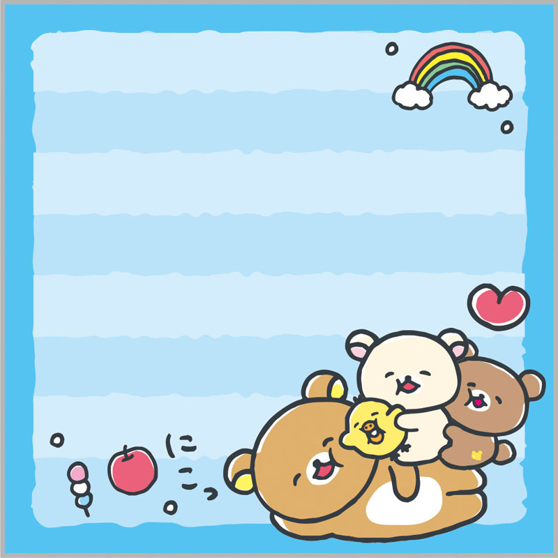 AmiAmi [Character & Hobby Shop] | MH31402 Rilakkuma Square Sticky